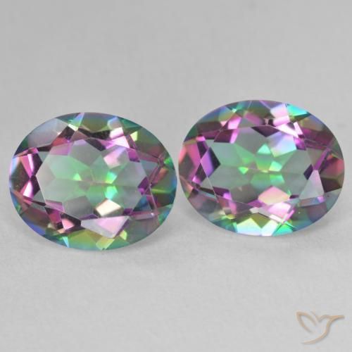 Shop natural 6.33ct マルチカラー ミスティッククォーツ gems, 楕円形, from ブラジル at GemSelect. In stock, global shipping!
