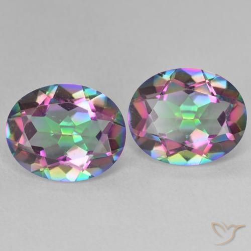 Shop natural 6.02ct マルチカラー ミスティッククォーツ gems, 楕円形, from ブラジル at GemSelect. In stock, global shipping!