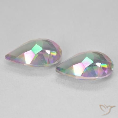 Shop natural 5.87ct マルチカラー ミスティッククォーツ gems, 洋梨の形, from ブラジル at GemSelect. In stock, global shipping!