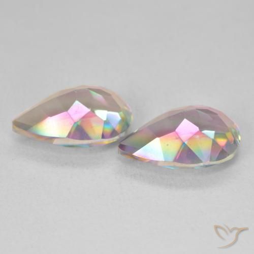 Shop natural 5.93ct マルチカラー ミスティッククォーツ gems, 洋梨の形, from ブラジル at GemSelect. In stock, global shipping!