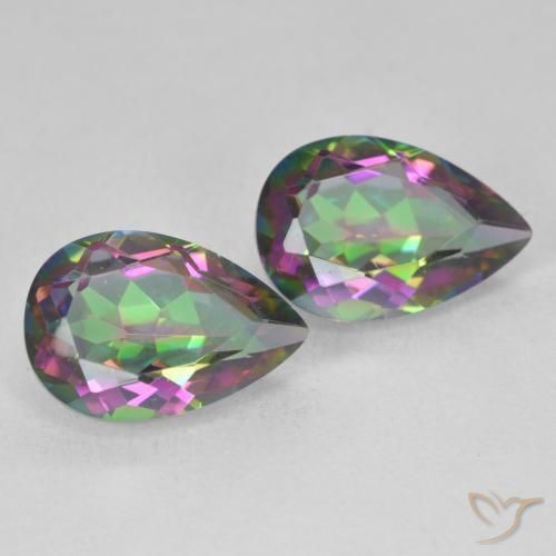 Shop natural 5.95ct マルチカラー ミスティッククォーツ gems, 洋梨の形, from ブラジル at GemSelect. In stock, global shipping!