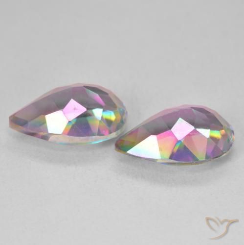 Shop natural 5.95ct マルチカラー ミスティッククォーツ gems, 洋梨の形, from ブラジル at GemSelect. In stock, global shipping!