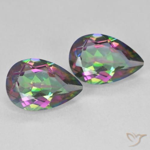Shop natural 5.81ct マルチカラー ミスティッククォーツ gems, 洋梨の形, from ブラジル at GemSelect. In stock, global shipping!
