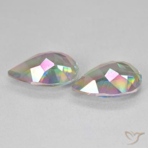 Shop natural 5.81ct マルチカラー ミスティッククォーツ gems, 洋梨の形, from ブラジル at GemSelect. In stock, global shipping!