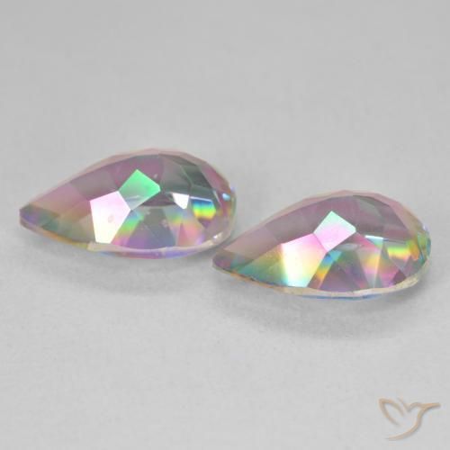 Shop natural 5.78ct マルチカラー ミスティッククォーツ gems, 洋梨の形, from ブラジル at GemSelect. In stock, global shipping!
