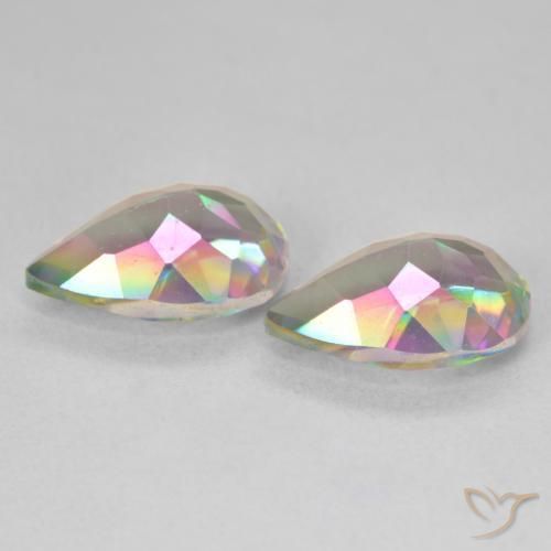 Shop natural 6.09ct マルチカラー ミスティッククォーツ gems, 洋梨の形, from ブラジル at GemSelect. In stock, global shipping!