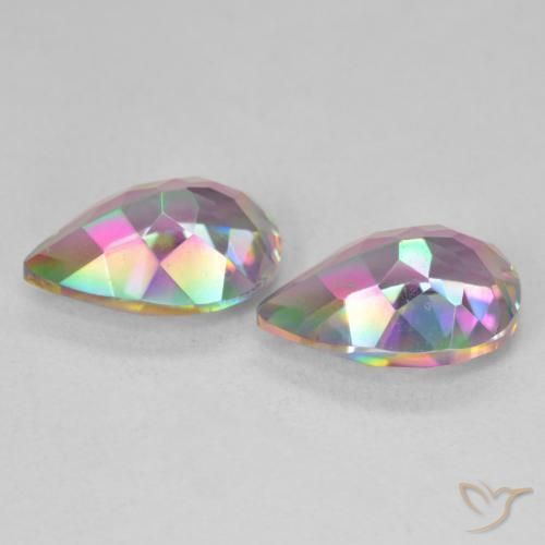Shop natural 5.95ct マルチカラー ミスティッククォーツ gems, 洋梨の形, from ブラジル at GemSelect. In stock, global shipping!