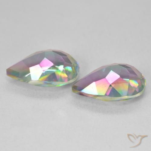 Shop natural 6.02ct マルチカラー ミスティッククォーツ gems, 洋梨の形, from ブラジル at GemSelect. In stock, global shipping!