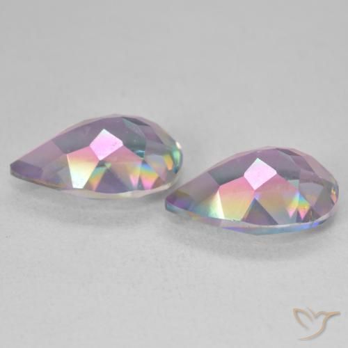 Shop natural 5.73ct マルチカラー ミスティッククォーツ gems, 洋梨の形, from ブラジル at GemSelect. In stock, global shipping!