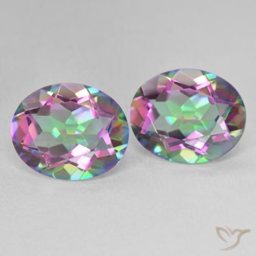 Shop natural 6.41ct マルチカラー ミスティッククォーツ gems, 楕円形, from ブラジル at GemSelect. In stock, global shipping!