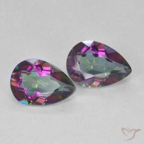 Shop natural 1.26ct マルチカラー ミスティッククォーツ gems, 洋梨の形, from ブラジル at GemSelect. In stock, global shipping!