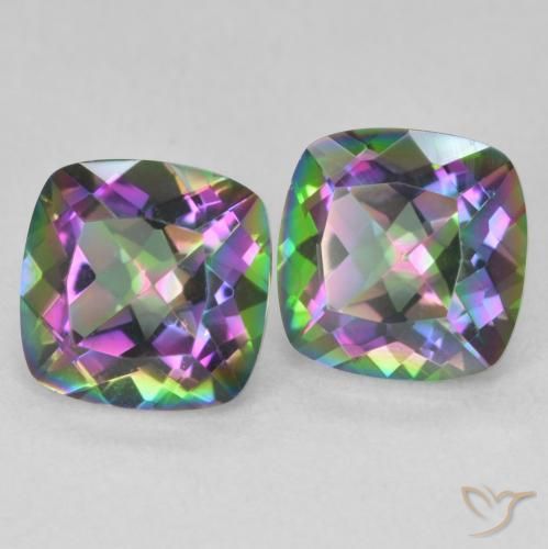 Shop natural 2.80ct マルチカラー ミスティッククォーツ gems, クッション, from ブラジル at GemSelect. In stock, global shipping!