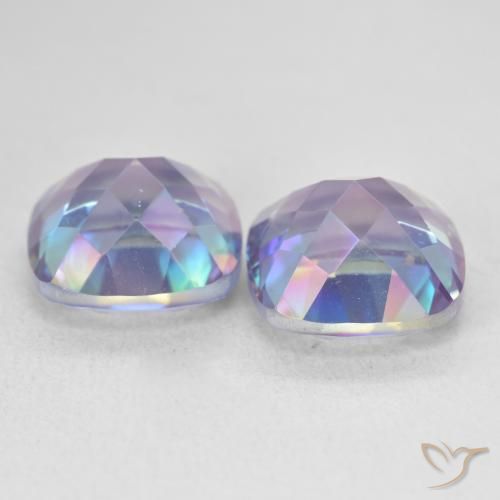 Shop natural 8.55ct マルチカラー ミスティッククォーツ gems, クッション, from ブラジル at GemSelect. In stock, global shipping!