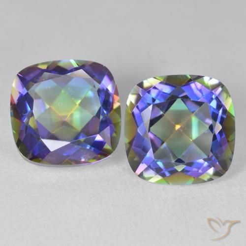 Shop natural 8.57ct マルチカラー ミスティッククォーツ gems, クッション, from ブラジル at GemSelect. In stock, global shipping!