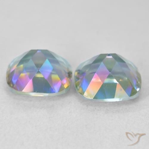 Shop natural 4.16ct マルチカラー ミスティッククォーツ gems, クッション, from ブラジル at GemSelect. In stock, global shipping!