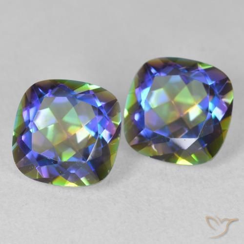 Shop natural 4.04ct マルチカラー ミスティッククォーツ gems, クッション, from ブラジル at GemSelect. In stock, global shipping!