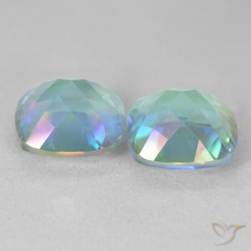 Shop natural 8.26ct マルチカラー ミスティッククォーツ gems, クッション, from ブラジル at GemSelect. In stock, global shipping!
