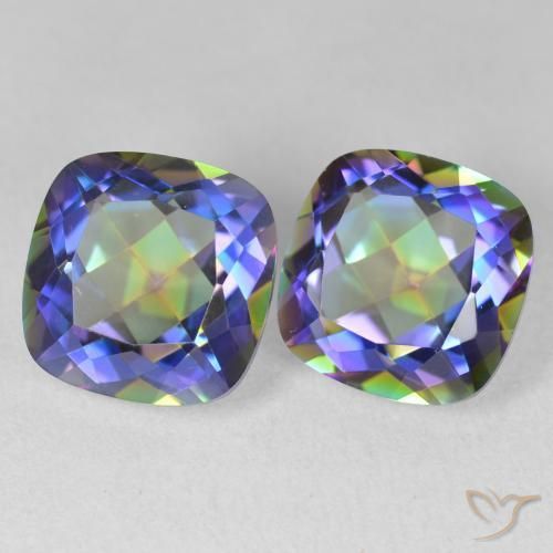 Shop natural 8.47ct マルチカラー ミスティッククォーツ gems, クッション, from ブラジル at GemSelect. In stock, global shipping!