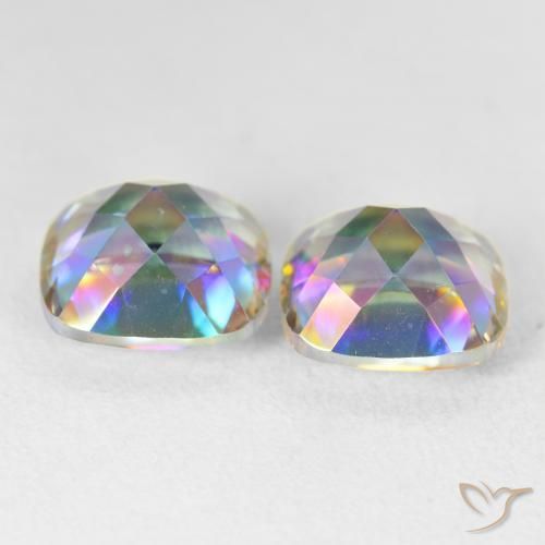 Shop natural 8.45ct マルチカラー ミスティッククォーツ gems, クッション, from ブラジル at GemSelect. In stock, global shipping!