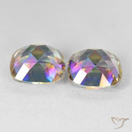 Shop natural 8.40ct マルチカラー ミスティッククォーツ gems, クッション, from ブラジル at GemSelect. In stock, global shipping!