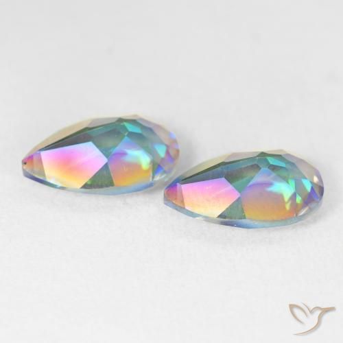 Shop natural 5.00ct マルチカラー ミスティッククォーツ gems, 洋梨の形, from ブラジル at GemSelect. In stock, global shipping!