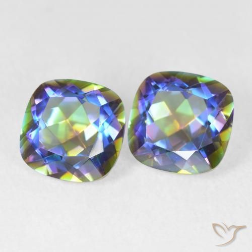 自然派の商品を探す 4.05ct マルチカラー ミスティッククォーツ 宝石, クッションカット, ブラジル からGemSelectで. 在庫あり、世界各国へ発送!