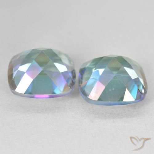 Shop natural 8.30ct マルチカラー ミスティッククォーツ gems, クッション, from ブラジル at GemSelect. In stock, global shipping!
