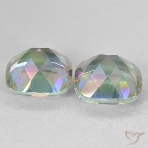 Shop natural 4.15ct マルチカラー ミスティッククォーツ gems, クッション, from ブラジル at GemSelect. In stock, global shipping!