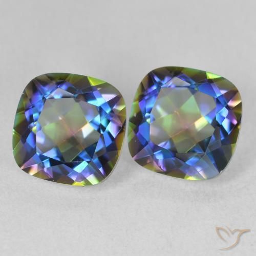 Shop natural 4.13ct マルチカラー ミスティッククォーツ gems, クッション, from ブラジル at GemSelect. In stock, global shipping!