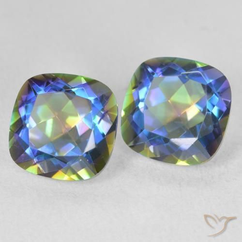 Shop natural 4.17ct マルチカラー ミスティッククォーツ gems, クッション, from ブラジル at GemSelect. In stock, global shipping!