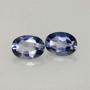カラットの天然ブルーミスティックトパーズ（7.1×5.2 mm・オーバルカット）