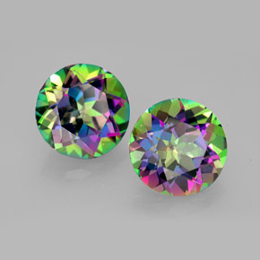 自然派の商品を探す ct トップレインボー ミスティックトパーズ 宝石, ラウンドカット, ブラジル からGemSelectで. 在庫あり、世界各国へ発送!