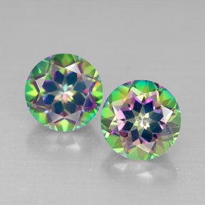 自然派の商品を探す ct トップレインボー ミスティックトパーズ 宝石, ラウンドカット, ブラジル からGemSelectで. 在庫あり、世界各国へ発送!