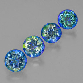 自然派の商品を探す ct マルチカラー ミスティックトパーズ 宝石, ラウンドカット, ブラジル からGemSelectで. 在庫あり、世界各国へ発送!