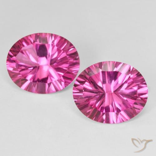 Shop natural 10.74ct ホットピンク ミスティックトパーズ gems, 楕円形, from ブラジル at GemSelect. In stock, global shipping!