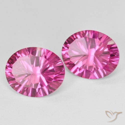 Shop natural 10.74ct ホットピンク ミスティックトパーズ gems, 楕円形, from ブラジル at GemSelect. In stock, global shipping!