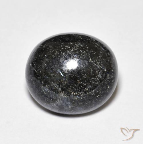 8.16ct 天然 ブラック ヌーマイト, 楕円形, オペーク