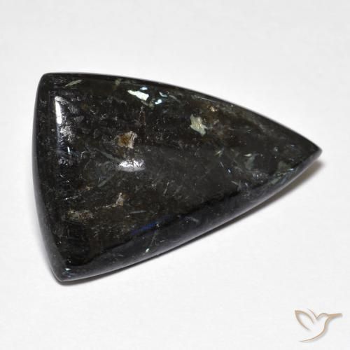 11.28ct 天然 ブラック ヌーマイト, トリリオン, オペーク