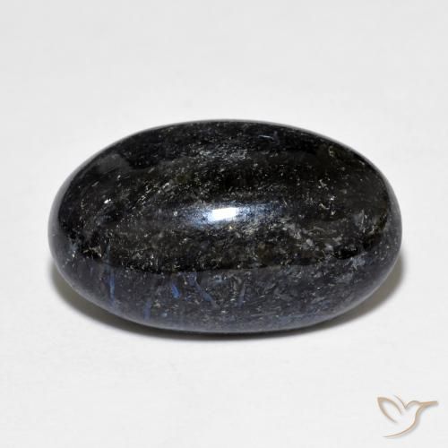10.77ct 天然 ブルースパークルがかった黒 ヌーマイト, 楕円形, オペーク