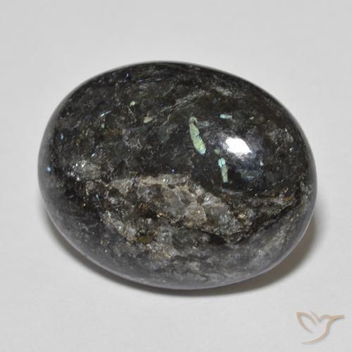 13.73ct 天然 ブルースパークルがかった黒 ヌーマイト, 楕円形, オペーク
