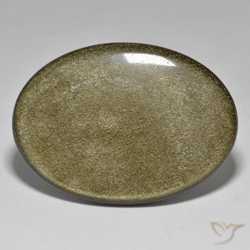 37.60ct 天然 マルチカラー 黒曜石, 楕円形, オペーク