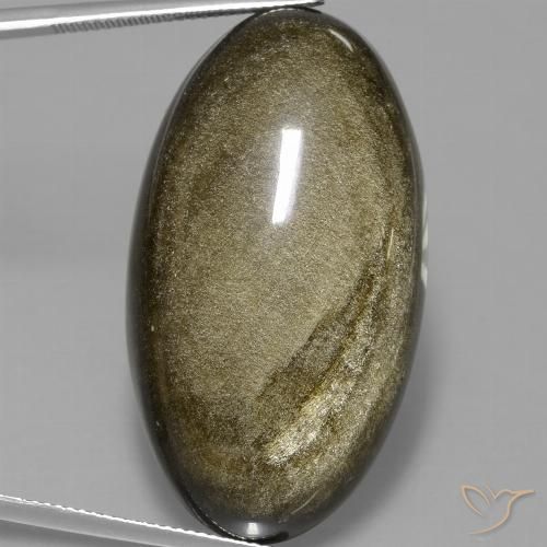 57.34ct 天然 マルチカラー 黒曜石, 楕円形, オペーク