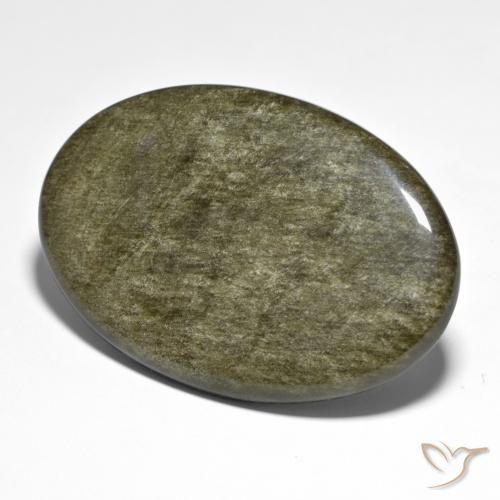 41.28ct 天然 マルチカラー 黒曜石, 楕円形, オペーク