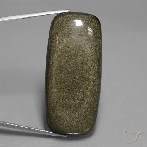 71.31ct 天然 マルチカラー 黒曜石, クッション, オペーク