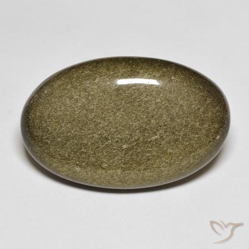 14.40ct 天然 マルチカラー 黒曜石, 楕円形, オペーク