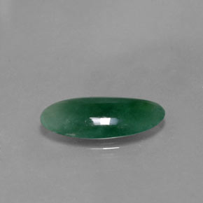 3.52カラットの天然グリーンオンファサイトジェイド（16.3×7.6 mm・ファンシーシェイプ）