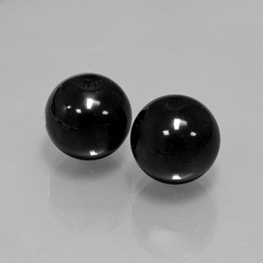 カラットの天然黒オニキス（10.42 mm・球体 / ボール）