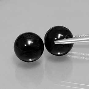 カラットの天然黒オニキス（10.42 mm・球体 / ボール）