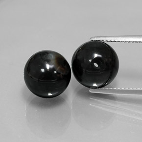 カラットの天然黒オニキス（10.33 mm・球体 / ボール）