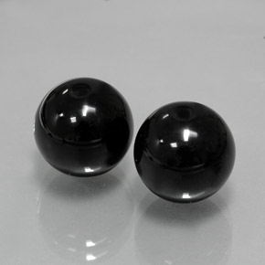 カラットの天然黒オニキス（10.34 mm・球体 / ボール）
